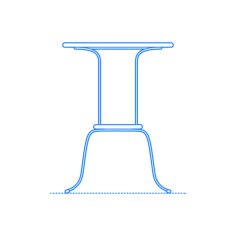 Furniture Side Tables End Tables Ikea Lindved Side Table Contour Svg Vector, Free Vectors File
